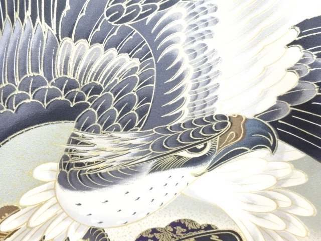 Japanese Kimono / Zugawari Silk